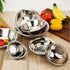 Stainless Steel Mixing Bowl - Flat Bottom Wide for Larger Capacity, Ecofriendly, Reusable, Heavy Duty 8.7" Set of 3