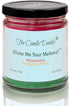 Show Me Your Melons Funny Watermelon Honeydew Scented Candle - 6 Ounce Jar