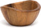 Lipper International Small Acacia Wave Serving Bowl, 6" Diameter x 3" Height, 20 fluid ounces