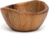 Lipper International Small Acacia Wave Serving Bowl, 6" Diameter x 3" Height, 20 fluid ounces