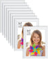 Langdon House 5x7 Picture Frames (White, 12 Pack), Contemporary Frame Set for Wall Mount or Table Top, Prosperity