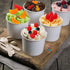 5Pcs Fruit Shaped Jelly Molds, 3D Mini Silicone Fruit Mold for Cupcake Decorating, Soap, Chocolate