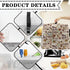 Kitchen Stand Mixer Cover - Dust Protection for 4.5-5 Qt Stand Mixer with Top Handle and Accessories Pockets