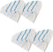 True & Tidy Extra Thick Mop Pad Pack Refill for STM-500, STM-700, and STM-700A Steam Mops, Machine Washable (4-Pack)