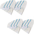 True & Tidy Extra Thick Mop Pad Pack Refill for STM-500, STM-700, and STM-700A Steam Mops, Machine Washable (4-Pack)