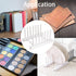 White Plate Organizer for Cabinet, 4 Pack Plastic Rack Stand for Dish, Bowl, Bakeware, Serving Tray