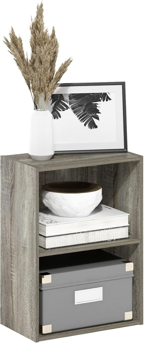 Furinno Luder Bookcase / Book / Storage in French Oak Finish