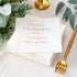 Crisky Bridal Shower Cocktail Napkins, Rose Gold Foil Dessert Napkins, 50 Count