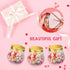 50 4 oz Yungyan Pcs Small Jars with Lids, Clear Mini Mason Jars Plastic Containers with Lids and Tags Mini Jelly