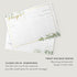 Dashleigh Farmhouse Greenery Recipe Cards, 48 Double Sided 4x6 Cards with Gold Foil, Sage Green Rustic Kitchen Gift