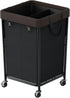 Chrislley 160L Laundry Hamper with Wheels, 2 Section Large Laundry Basket with