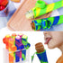 Popsicle Molds, 6 Pieces Silicone Ice Pop Molds, Drip Free Maker for Kids, BPA Free Freezer Tubes with Lids