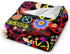 VOOHDDY Cozy 80"x60" Funny Colorful Hippie Peace Love Blanket, Soft Blankets Flannel Bed Throw Lightweight Plush Gifts