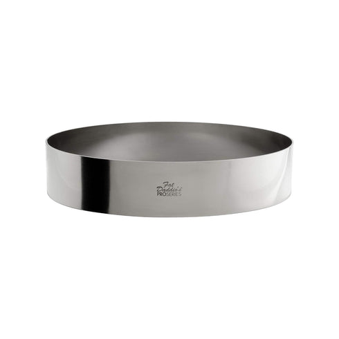 Fat Daddio's Stainless Steel Round Cake & Pastry Ring, 9 x 2 Inch