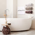6 Sorbus Towel Holder for Bathroom Wall - Level Wall Mounted Towel Rack Shelves for Rolled Bath Towels, Washcloths