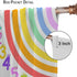 42x54in Alphabets ABC Blackout Curtains for Kids,Education Learning Rainbow Crayons Alphabet Colors Animals Numbers