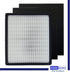 PUREBURG IAF-H-100D Replacement Filter - Compatible with Idylis AC-2123, H13 HEPA + 2 Activated Carbon Filters