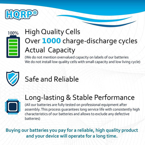 HQRP Battery Compatible with Bissell Perfect Sweep Turbo Cordless Carpet & Floor Vacuum Cleaner