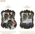 8x10 Inch AELS Vintage Picture Frame, Elegant Antique Photo Frames with Glass Front, Photo Display, Tabletop Wall