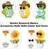 Positive Duck Decor, Crochet Duck Gifts, Mini Positive Crochet Animals, Positive Potato, Support Pickle Emotional Home