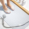 Large Shower Mat 21.5x33.5 Inch Clear, Soft Non Slip Shower Mats for