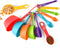 12 Pcs Colorful Measuring Cups and Spoons Set, Stackable Plastic for Measuring Dry and Liquid Ingredients