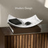 Counter Creative Scents White Marble Look Coffee Table Decor for Living/Dining Room, Modern White Catch-All Key Dish