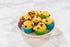 Bakerpan Silicone Mini Cupcake Holders, Mini Cupcake Liners, 24 Pack (Multi)