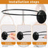 Sexoeie (2) Wall Mount Round Holder - Hanging Planter for Indoor Plants & Display Stand for Basketball Football Sports