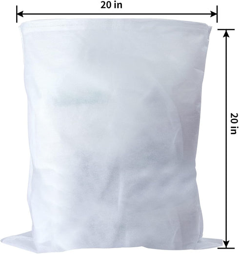 50 Pack Cold Brew Coffee Filters, 20" X 20" Commercial Filter Bags for Brewing Up to 5 LBS Coffee