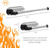 Outset Magnetic Rotating Paper Towel Rack with Trash Bag Hook for Grill and Kitchen