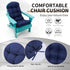 LYLNBYWK 48 19.7 4.7 Inch, Set 1) Adirondack Chair Cushion, High Back Patio Chair Cushions x x Indoor/Outdoor Thickened