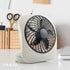 O2COOL Treva 5 Inch Battery Powered Desk Fan, Portable with Compact Folding & Tilt Design, Grey
