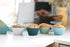 The Silicone Kitchen Reusable JUMBO Silicone Baking Cup, Non-Toxic, BPA Free, 12 Pack, White Blue Green