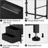 2 YBING Nightstand with Charging Station End Table with Fabric Drawer Bedside Table with USB Ports and Power Outlets