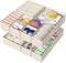 Cotton Linen Drawer Organizer for Baby Clothes, 12Pack Multi-Size Nursery Dresser Dividers