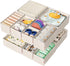 Cotton Linen Drawer Organizer for Baby Clothes, 12Pack Multi-Size Nursery Dresser Dividers