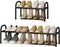 STO STO Expandable Shoe Organizer, 1-Tier Metal Shoe Rack for Closet, Up