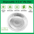 KitchenDance 10" Disposable Aluminum Foil Pie Pans Pack of 12 Strong & Sturdy Tins for Bakers and Cooking