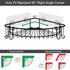 2 Pack Shower Shelf for Inside Shower, Corner Shower Shelf, Shower Corner Caddy, Adhesive Shower Caddy, Shower Wall