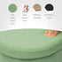 15"x15"x13.19" B FSOBEIIALEO Storage Ottoman Cube, Round Ottomans with Storage Foot Stool Footrest for Lving Room