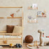 Set 4 Decor(16 of Nursery Book Shelves Floating Bookshelves Nursery Shelves for Wall Book Shelf Organizer Bathroom