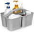 Tiawudi Portable Shower Caddy Organizer with Handle, Plastic Basket for Soap, Shampoo, Beauty Products, Cleaning