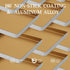 FORBAKE Non-Stick 11" Square Baking Sheet, Golden Aluminum Alloy Oven Pan for Cookies & More