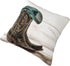 Western Cowboy Hat and Cowgirl Boots Decorative Throw Pillow Covers, 18x18 Inch Square Cushion Cover for Sofa Couch