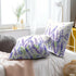 Sweetshow Spring/Summer 18 18 Inches Set 2 Purple Lavender Pillowcovers Purple Flowers Leaves Throw Pillow Covers