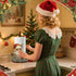 MorningRo Countertop 3D Christmas Paper Towel Holder Retro Santa Kitchen Decor and Accessories Black Metal Farmhouse