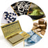 WEIGHTMAN Digital Scale, 200g/0.01g Pocket Scale, Gold Titanium Plating, Mini Jewelry Scale with 6 Units