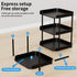 Altdnmaf 6 Tier Vertical Narrow Shoe Rack, Stackable Tall Skinny Shoerack, Compact Single Shoes Storage Tower for Slim