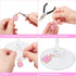 AIERSA Wine Glass Charms - Funny Drink Markers with Gold Rings for Party Decorations
